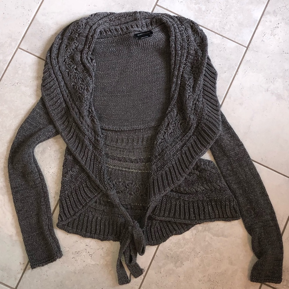 BCBGMaxAzria Tie-Front Sweater Size S